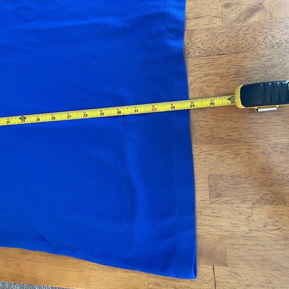 Size Small/Petite Eileen Fisher royal blue silk tunic - Picture 7 of 8